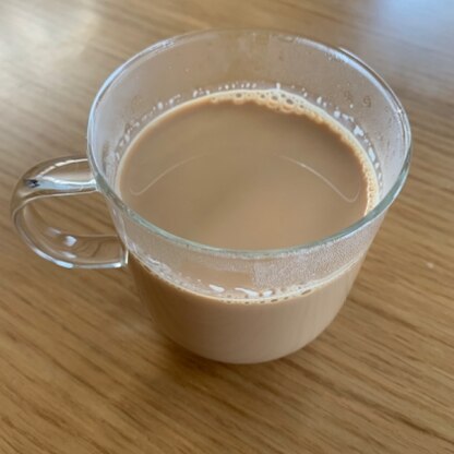 茶葉をいただいたので、初めてのミルクティーです！美味しくできました。